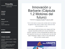 Tablet Screenshot of filosofitis.com.ar